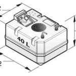Vetus Dieselbrandstoftank aansluiting 8 mm 40 – 80 liter