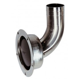 Vetus RVS gebogen ontluchtingsnippel Ø 19 mm