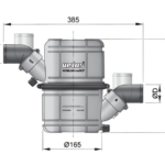 Vetus Waterlocks/geluidsdempers NLP Ø40-50mm