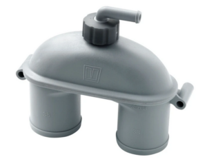 Vetus beluchter met klep voor 38 mm slang