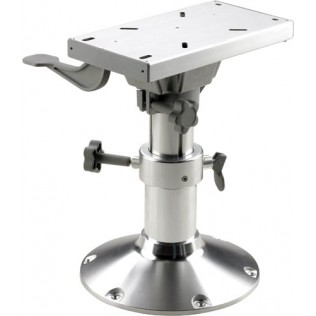 Vetus handmatig verstelbare stoelpoot met swiffel en slede