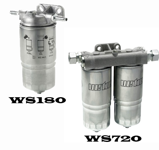 Vetus waterafscheider brandstoffilter benzine of dieselbrandstof