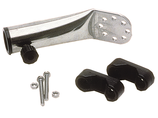 Vlaggenstokhouder RVS voor Railing 22mm