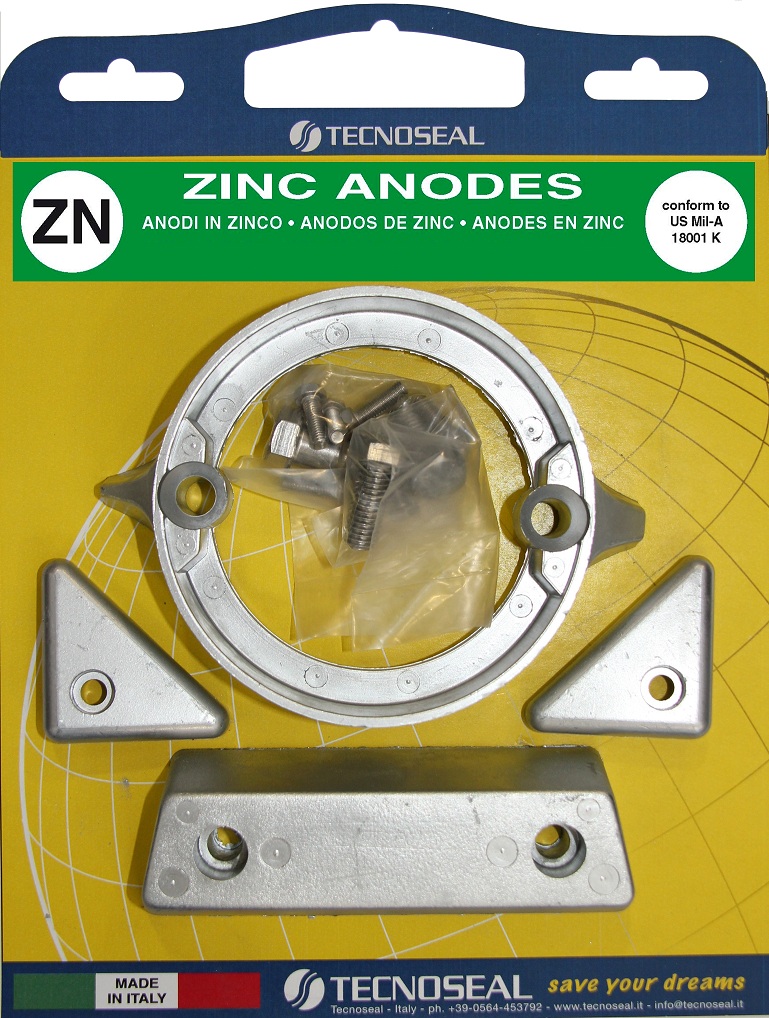 Tecnoseal Volvo anode kit 290 C Duo prop