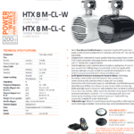 Waketower boot luidsprekers Hertz HTX 8 M-CL