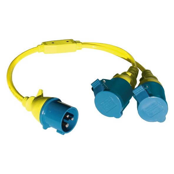 Walstroomkabel CEE Splitter 16A