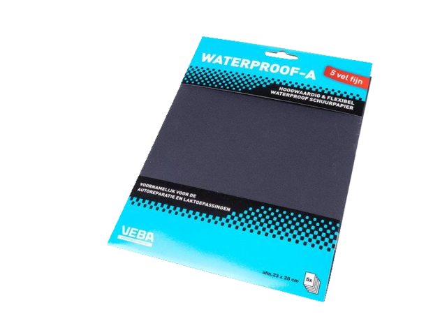 Waterproof schuurpapier fijn