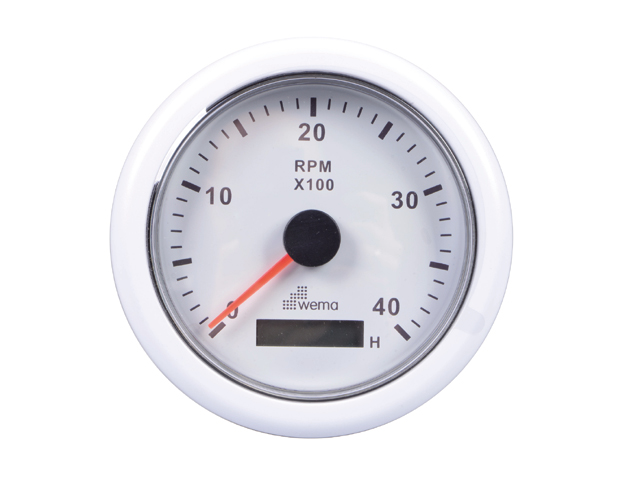 Wema 12-24 volt Toerenteller urenteller