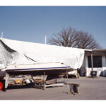 Wit Dekzeil boot 100g/m²