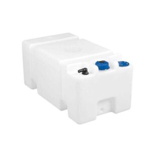 Boot witte drinkwatertanks Kunststof 45-80 liter