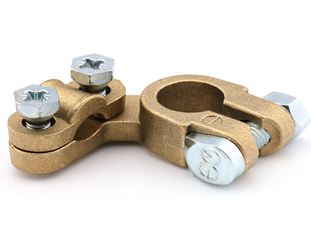 Zware Accupoolklemmen Messing