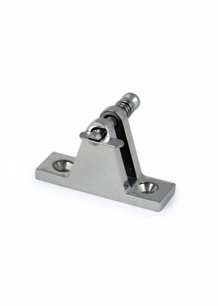 RVS montagevoet met gaffelpen