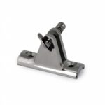 Railingbeugel met gaffelpen voor buisdiameter 20/22/25 mm RVS