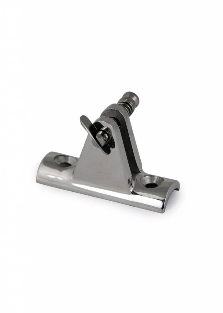 Railingbeugel met gaffelpen voor buisdiameter 20/22/25 mm RVS