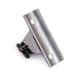 Railingbeugel met gaffelpen voor buisdiameter 20/22/25 mm RVS