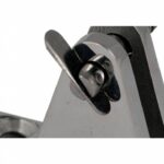 Railingbeugel met gaffelpen voor buisdiameter 20/22/25 mm RVS
