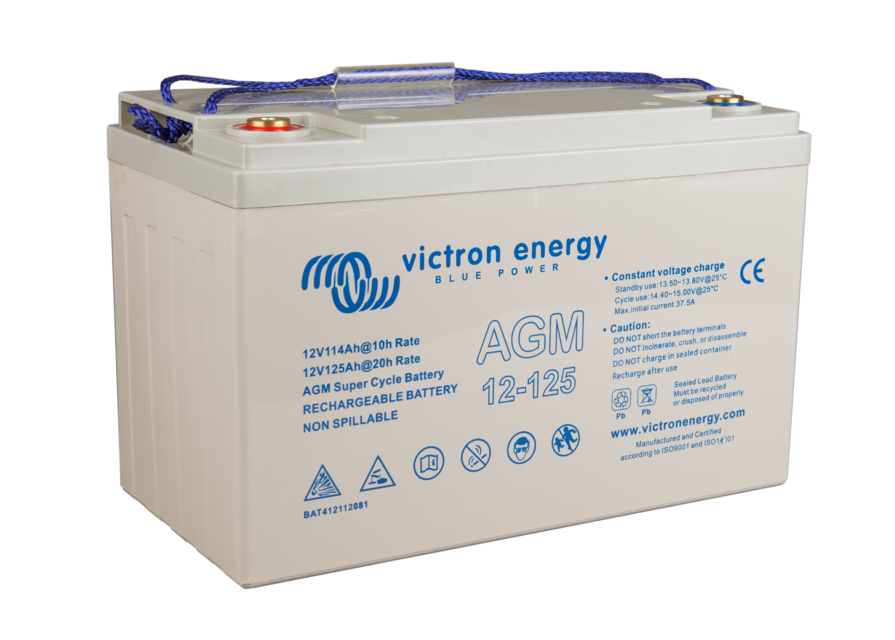 Victron AGM Super Cycle Accu 125Ah 12V