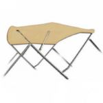 Biminitop Sunmaster RVS 3-boogs hoogte 91cm