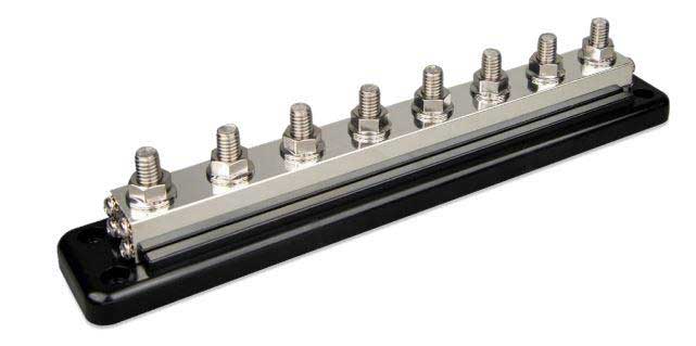 Victron Busbar 600A 8-polig + afdekkap