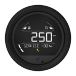 Veratron VL Digital 85 Serie Zwart 12-24 volt driehoek frontring